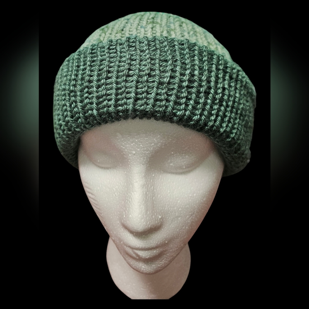 Green Knit Beanie